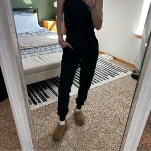 Blyt Premium Basic Flow Jogger Womens XS Black Elastic Waist Drawstring Tapered